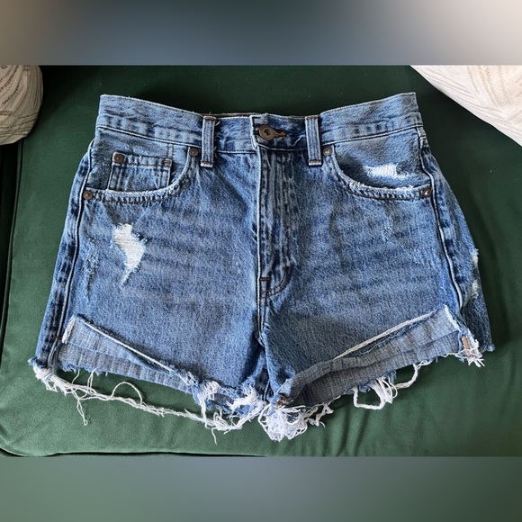 Pistola Distressed Denim Women Shorts - Picture 1 of 3
